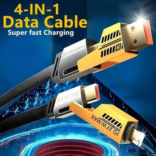 Charging Cable 65W 4 in 1 Super Fast charging Data cable