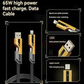Charging Cable 65W 4 in 1 Super Fast charging Data cable